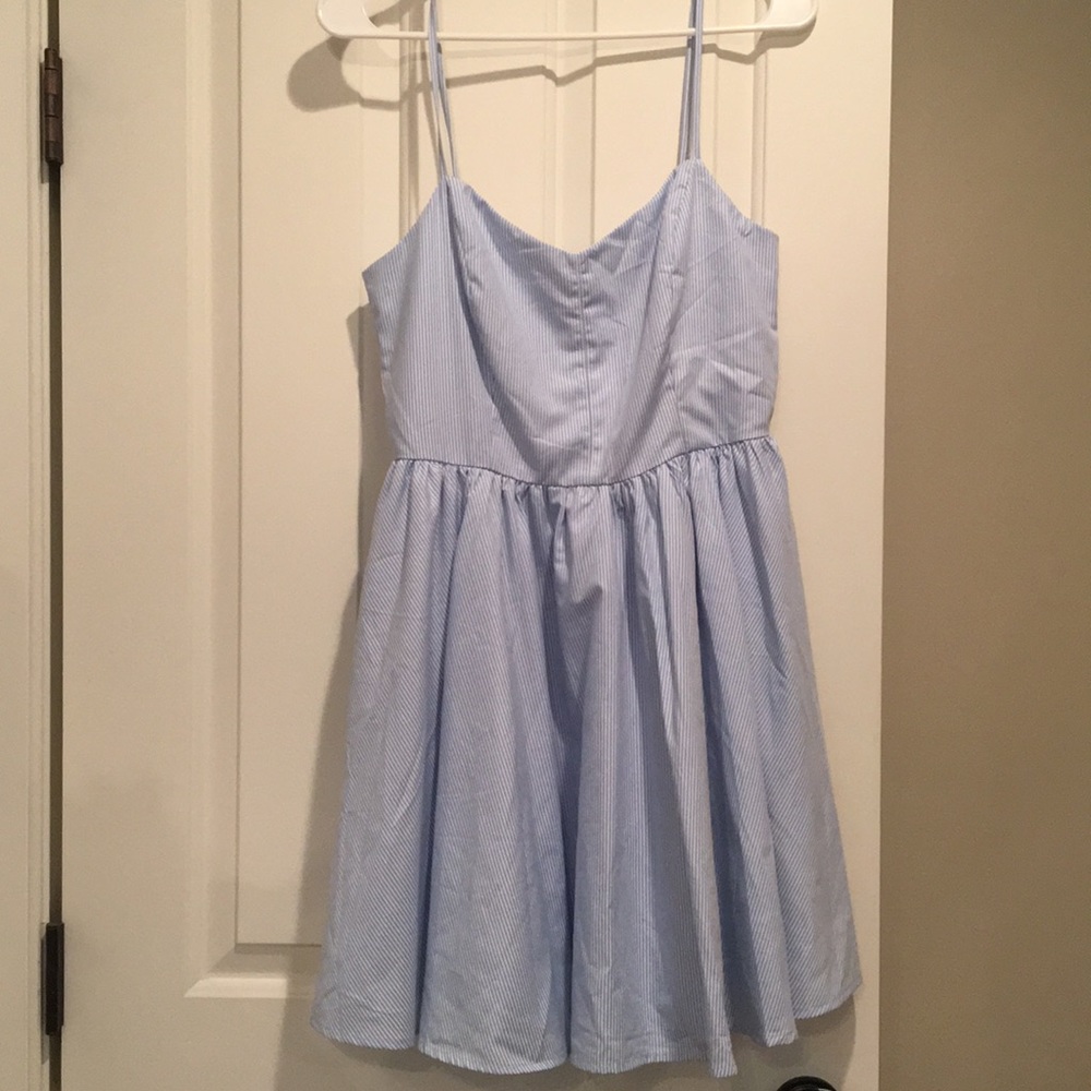 Urban Outfitters Blue and White Striped Dress
